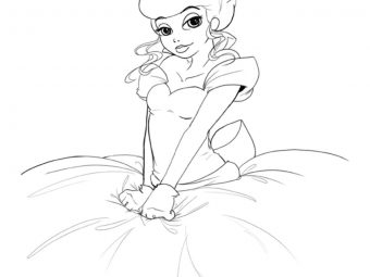 Top 30 Princess And The Frog Coloring Pages For Toddlers