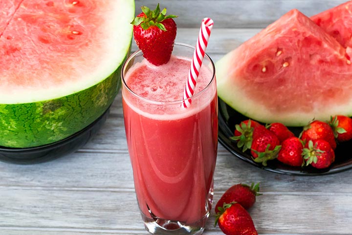 Watermelon smoothie for babies