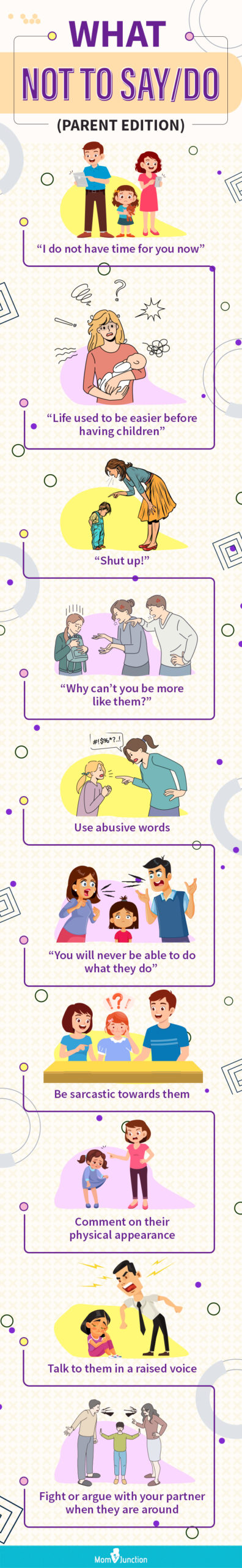 what not to say (infographic)