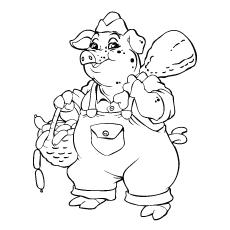 word world coloring pages pig lit