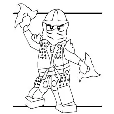 Lego With Blades Ninjago Coloring Pages
