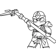 Cole ZX Ninjago Coloring Pages