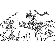 Lego Little Kids Ninjago Coloring Pages