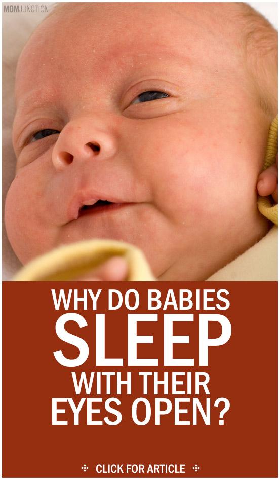 Why Do Babies Sleep With Their Eyes Open?