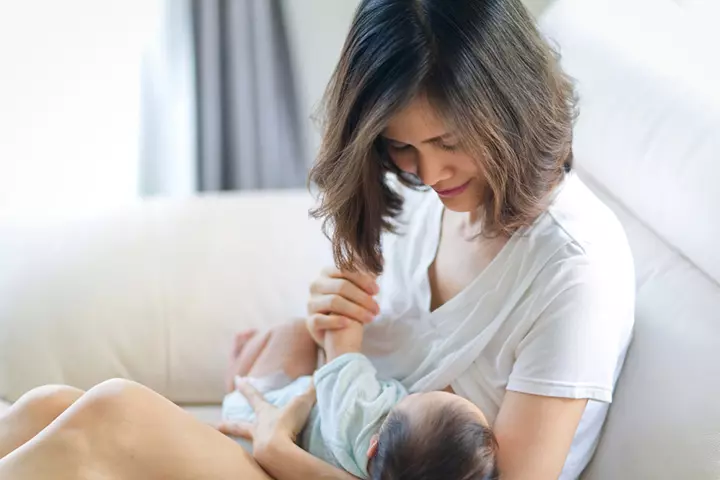 Baby consumes more from one breast