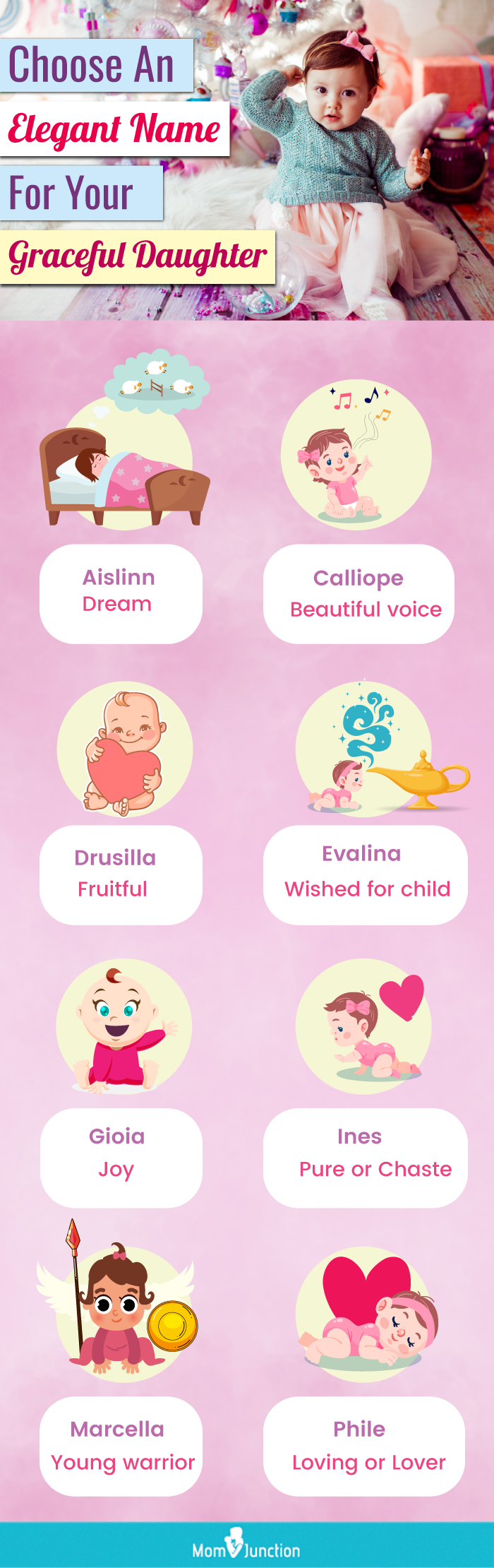  choose an elegant name for your graceful daughter (infographic)