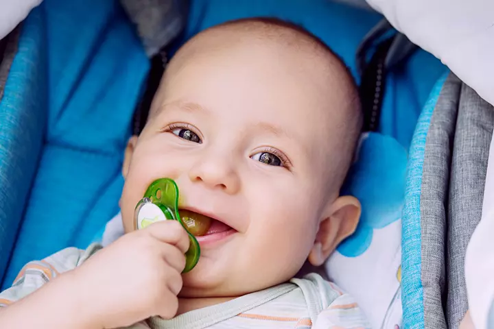 Constantly sucking on the pacifier can lead to swallowing more air