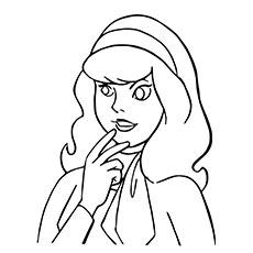 daphne scooby doo coloring pages