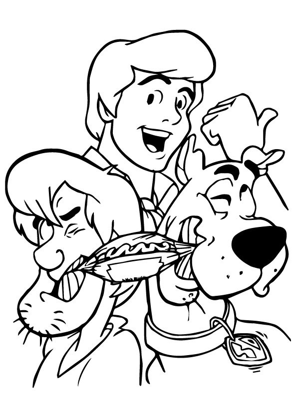 Disney-Scooby-Shaggy-and-Fred-Coloring