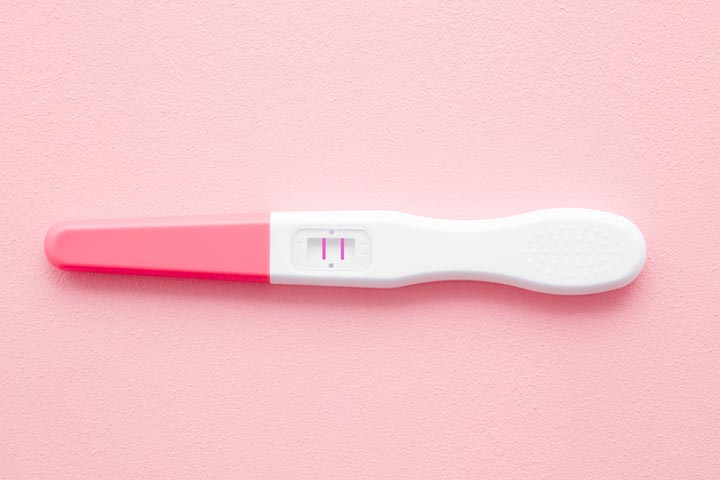Home pregnancy test checks for hCG hormone