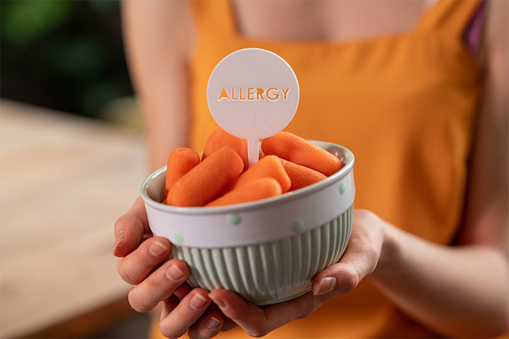 Carrot allergy in babies is relatively uncommon