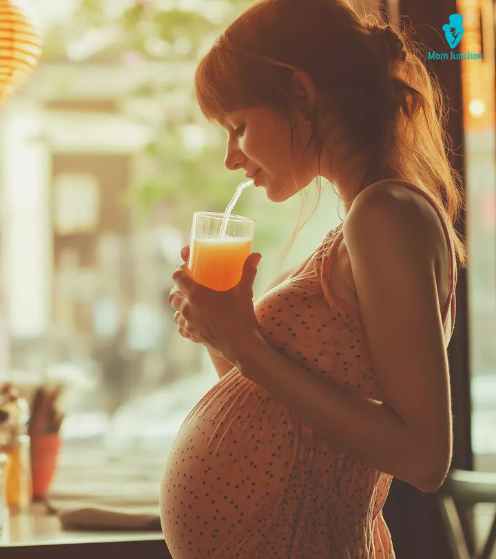 Glasses Of Fresh Juice, Representing Healthy Juice Options For Pregnancy