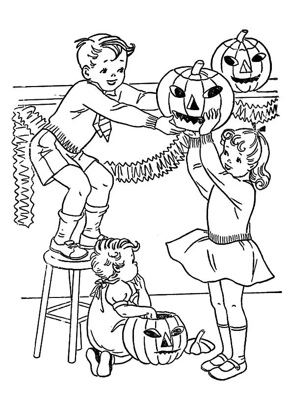Kids-Decorating-For-Halloween