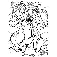 Minotaur scooby doo coloring pages