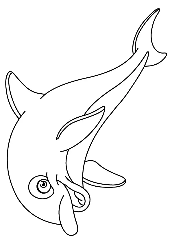 Outlined-dolphin