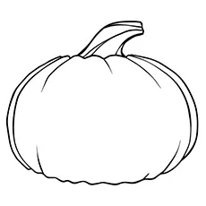 Outline of pumpkin coloring pages for kids
