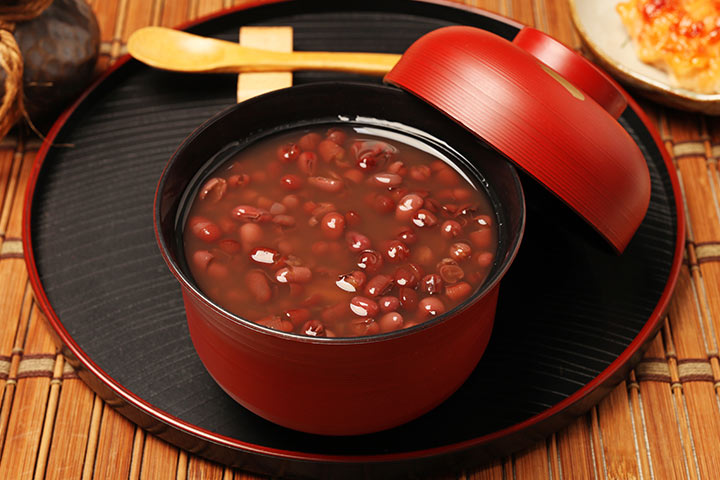 Red bean soup to induce labor
