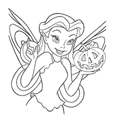 Rosetta with pumpkin coloring pages
