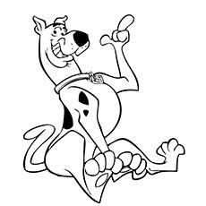 cartoon network scooby doo coloring pages