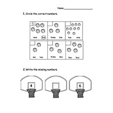 Worksheet of basketball coloring pages