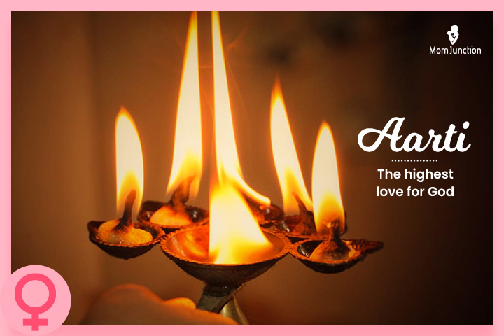 Aarti means "the highest love for God"