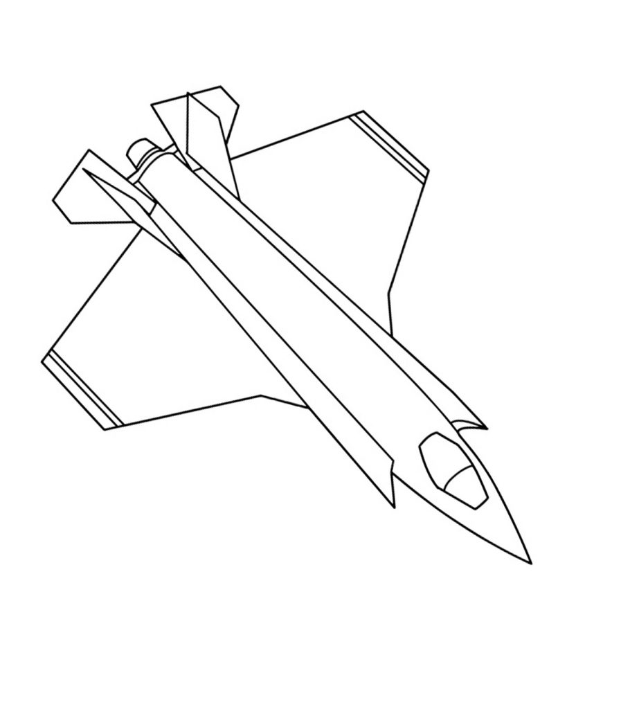 air force one airplane coloring page