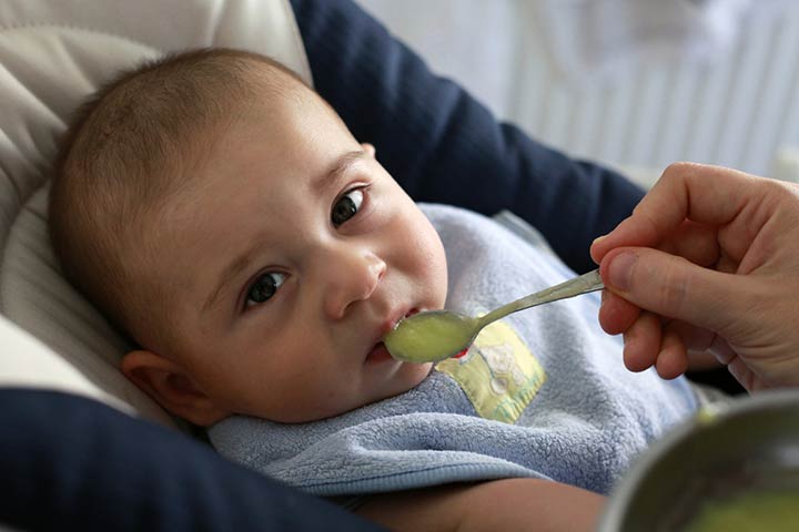 Babies may eat cooked and pureed cucumber from nine months.