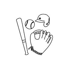 Baseball Diamond coloring page