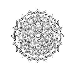 Celtic Knots Mandala coloring page