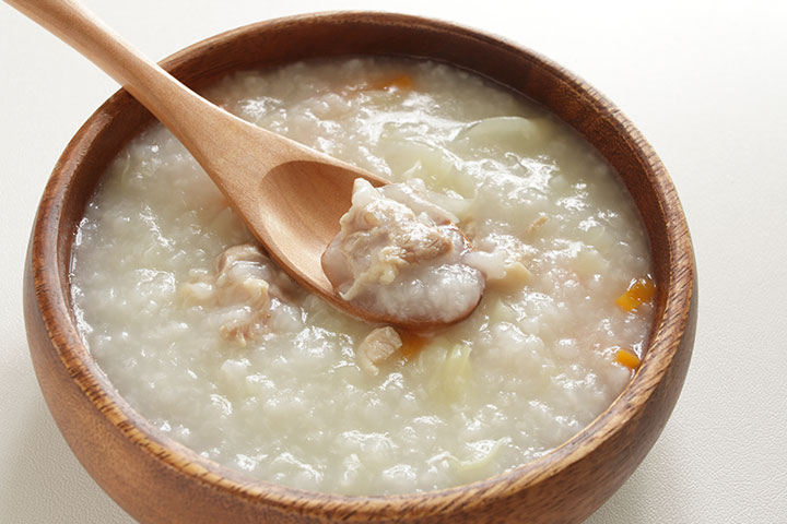 Chicken and sago (sabudana) porridge