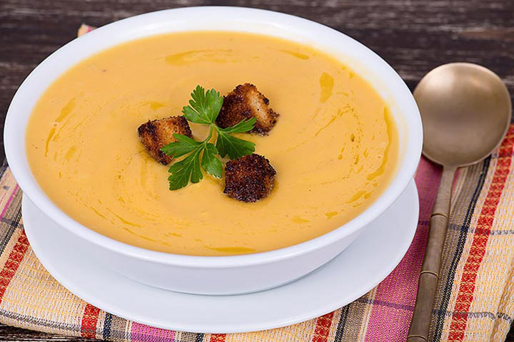 Chicken and sweet potato puree for babies