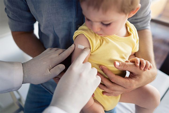 Chickenpox vaccination is recommended for infants older than 12 months.