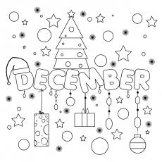 Christmas season coloring page