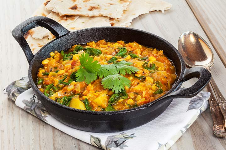 Curried Lentils for babies