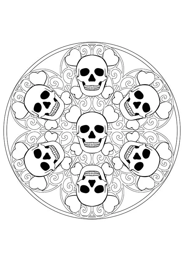 Halloween-Mandala