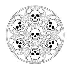 Halloween-Mandala