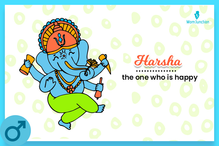 Harsha, Lord Ganesha baby boy names