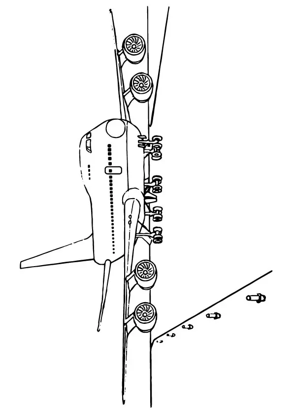 Landing-of-airplane