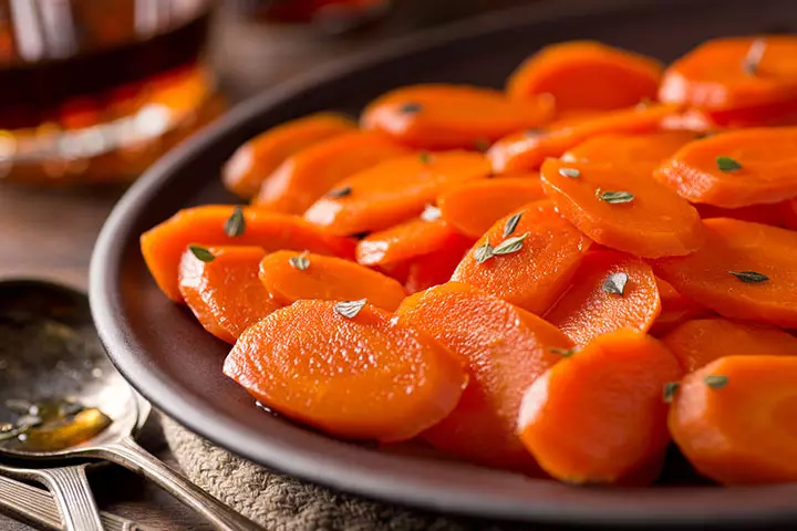 Maple glazed carrots recipe for kids