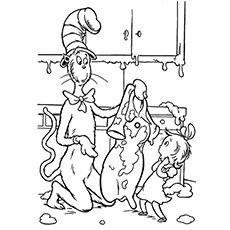Mother’s Dress Full Of Mud Printable Coloring Sheet