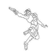 Nova superhero coloring pages