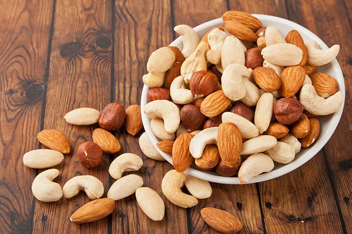 Nuts as brain food for babies