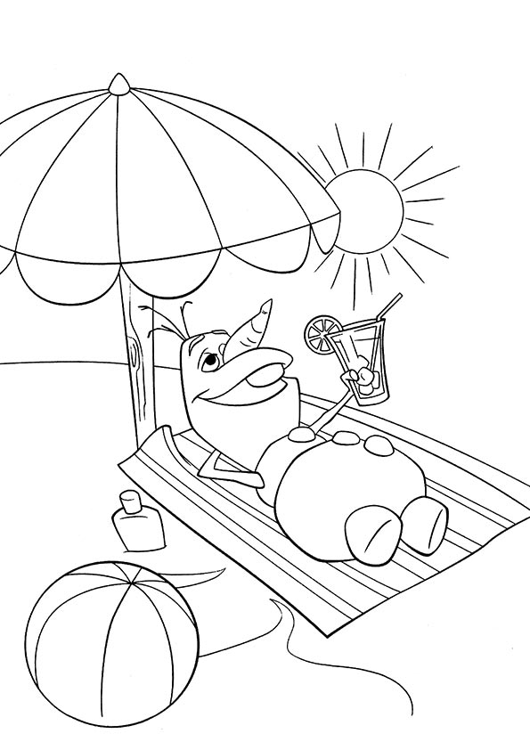 Olaf-Enjoying-The-Sun