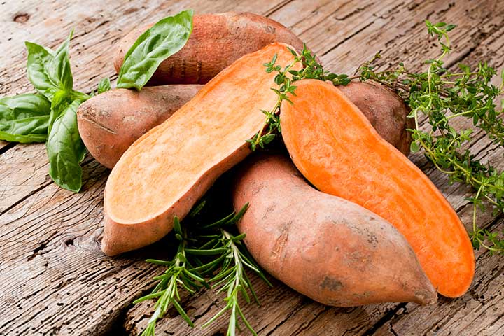 Eating sweet potatoes during pregnancy