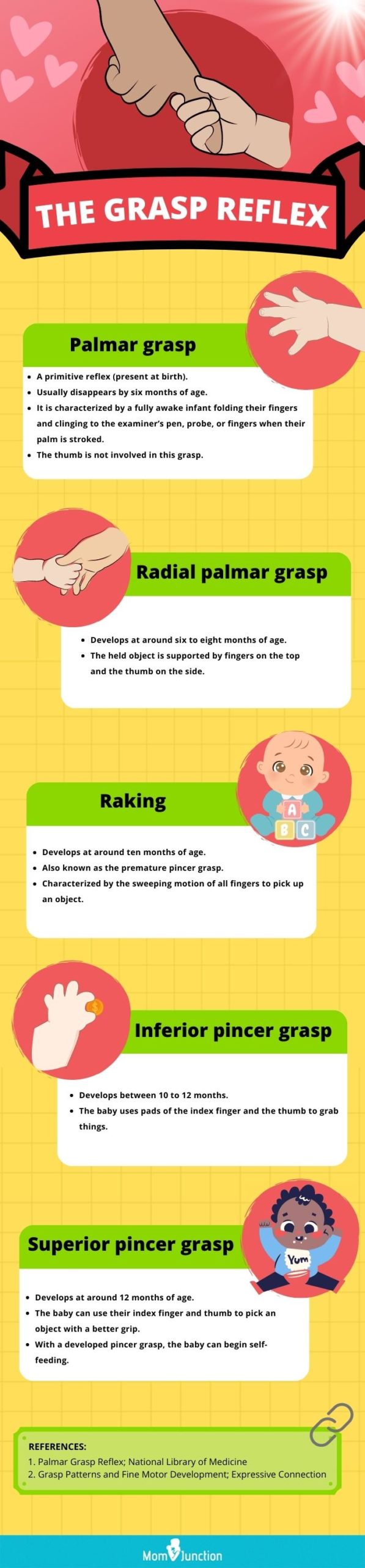 grasp reflex in babies [infographic]