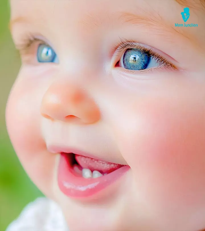 Baby Suffering From Tooth Discoloration