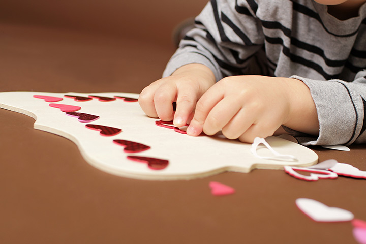 Heart shaped paperwork, Valentine's crafts for kids