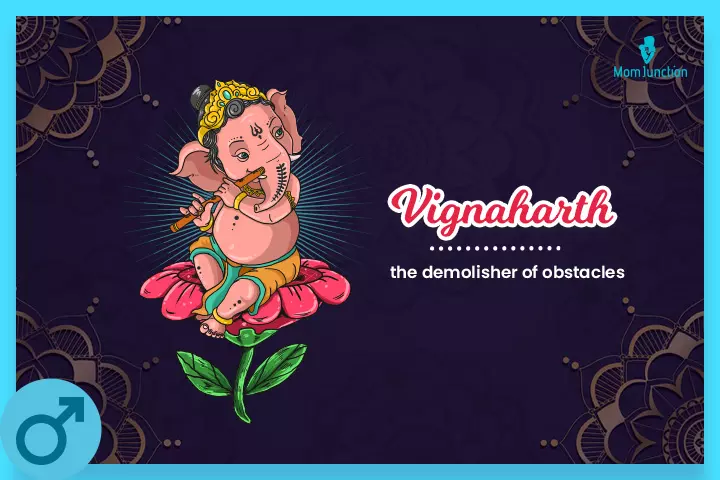 Vignaharth, Lord Ganesha baby boy names