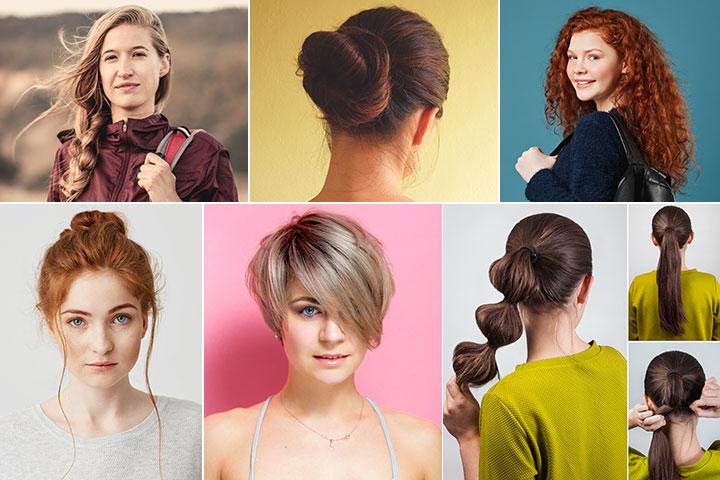 21 Easy And Simple Hairstyles For School Girls