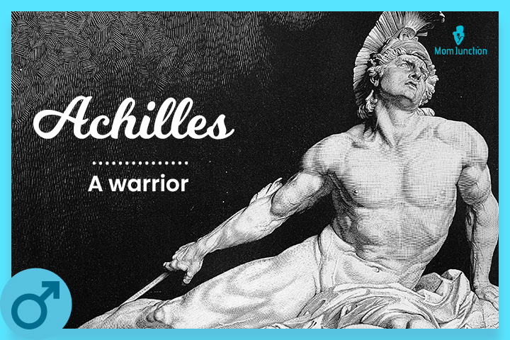 Achilles is derived from 'achos'